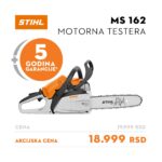 MS 162 BENZINSKA MOTORNA TESTERA