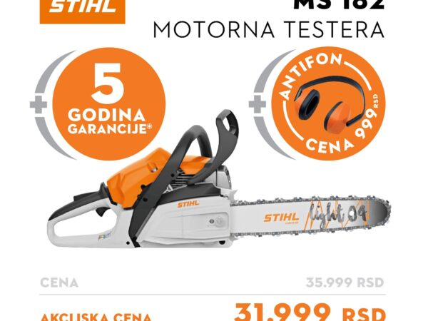 MS 182 BENZINSKA MOTORNA TESTERA